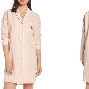 Madewell Poppy Embroidered Bedtime Nightshirt